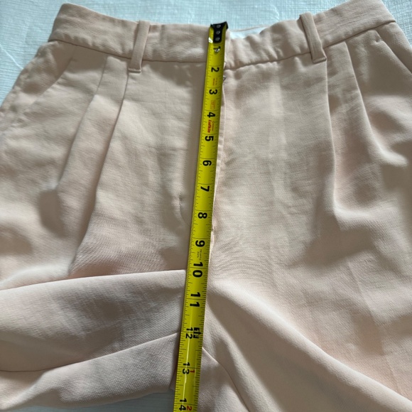 Aritzia Wilfred The Effortless Pant Cropped High Waisted Wide Crepe Pants Sz 8 - Picture 9 of 10